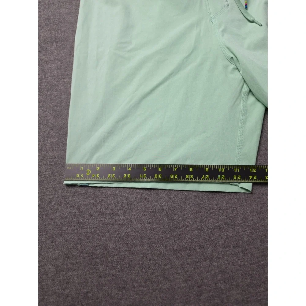 Hurley Board Shorts Mens Light Green Surf Surfing Water Polo Drawstring Waist